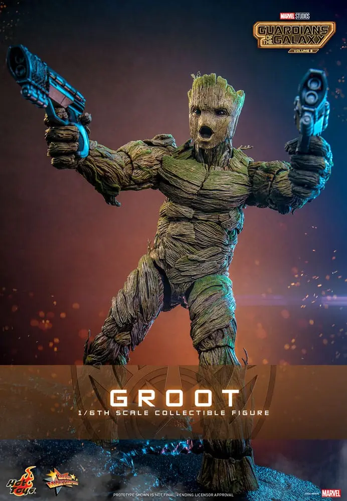 Guardians of the Galaxy Vol. 3 Movie Masterpiece Figurka Akcji 1/6 Groot 32 cm zdjęcie produktu