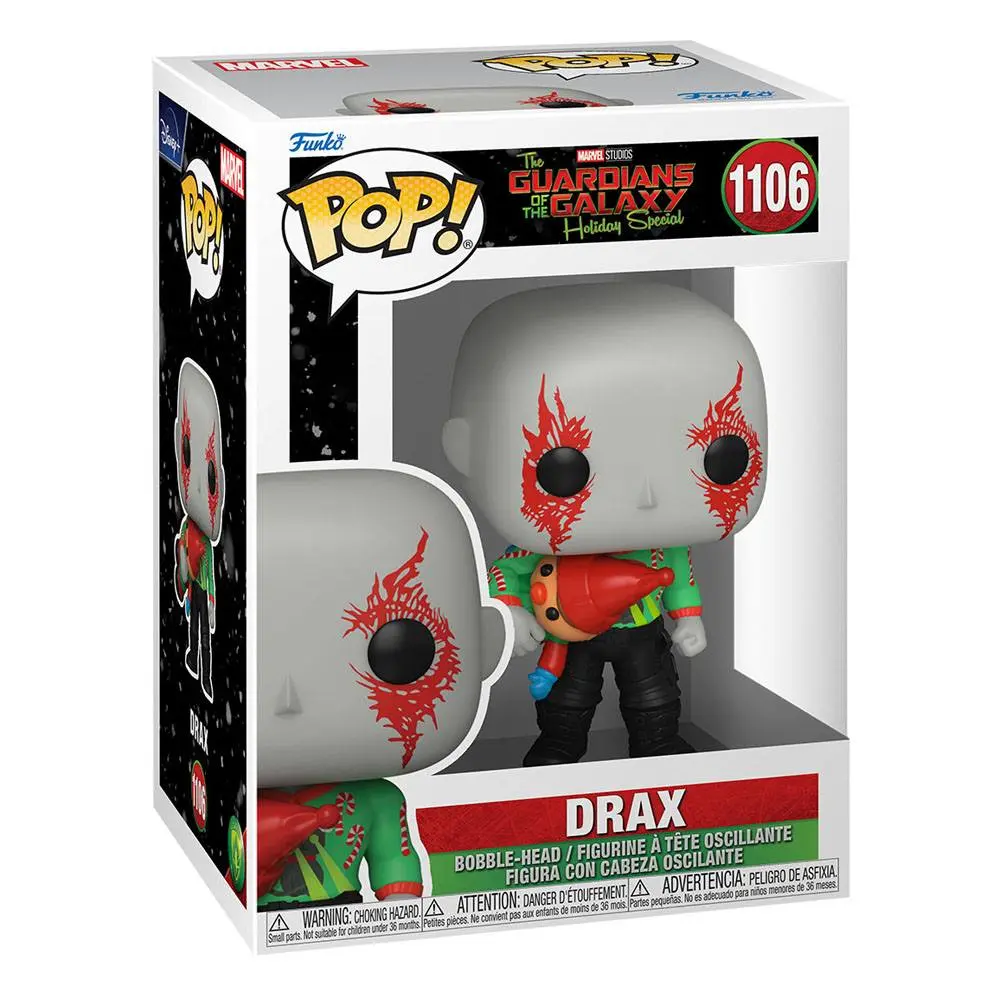 Strażnicy Galaktyki: Świąteczny Odcinek Specjalny POP! Heroes Figurka Winylowa Drax 9 cm zdjęcie produktu