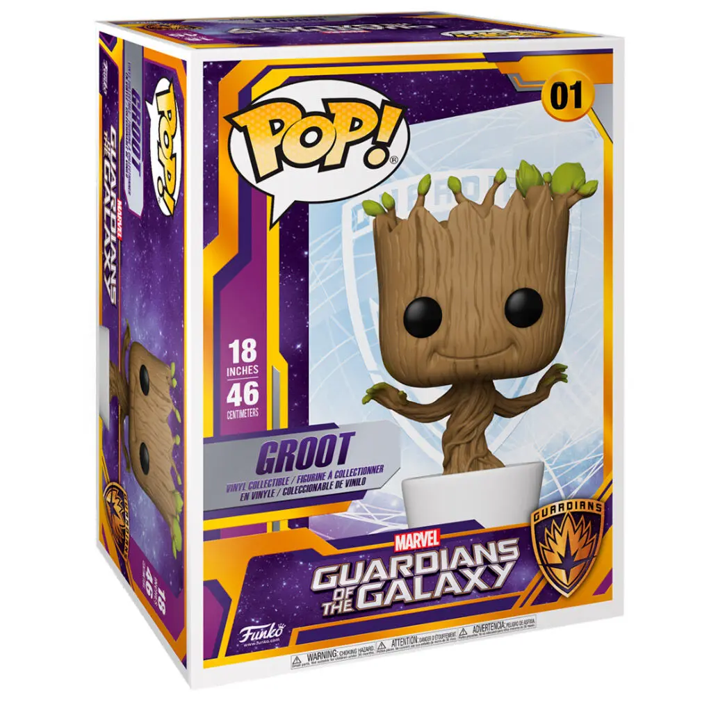 Strażnicy Galaktyki Super Sized POP! Marvel Vinyl Figure Tańczący Groot 46 cm zdjęcie produktu