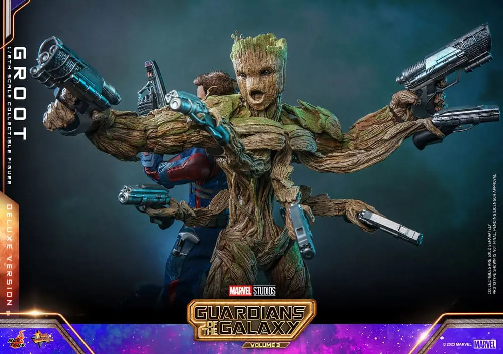 Guardians of the Galaxy Vol. 3 Movie Masterpiece Figurka Akcji 1/6 Groot (Deluxe Version) 32 cm zdjęcie produktu