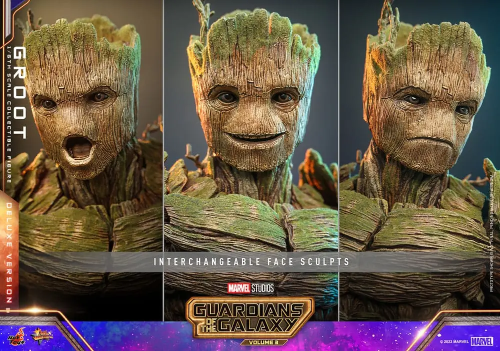 Guardians of the Galaxy Vol. 3 Movie Masterpiece Figurka Akcji 1/6 Groot (Deluxe Version) 32 cm zdjęcie produktu