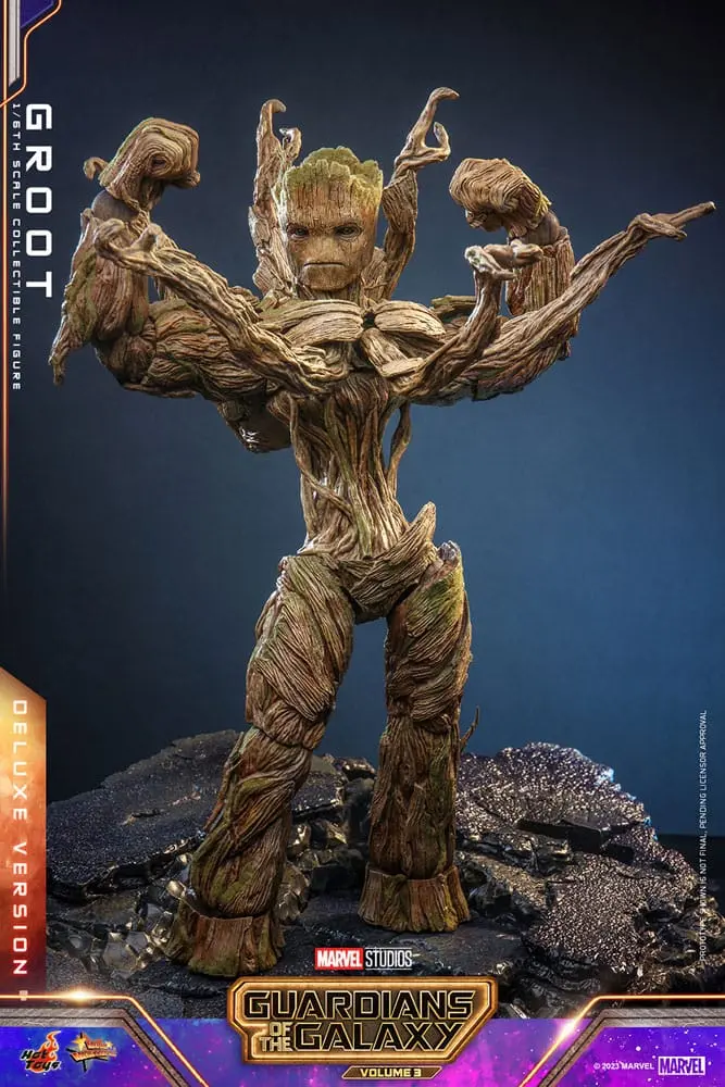 Guardians of the Galaxy Vol. 3 Movie Masterpiece Figurka Akcji 1/6 Groot (Deluxe Version) 32 cm zdjęcie produktu