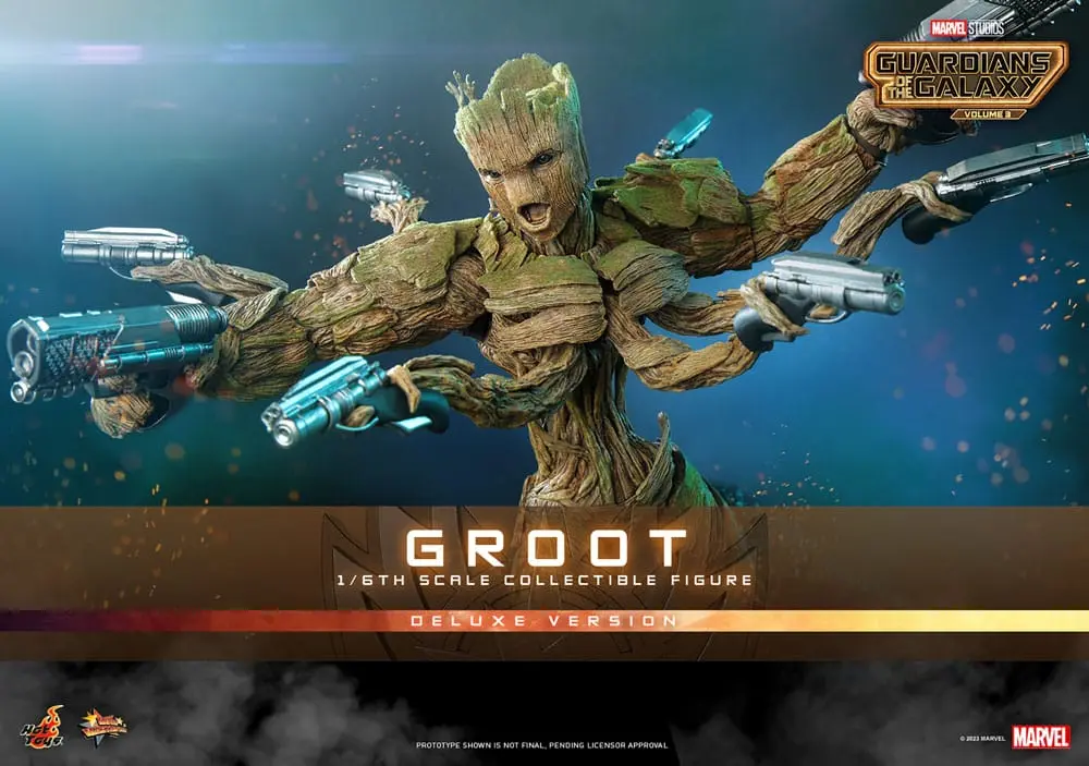 Guardians of the Galaxy Vol. 3 Movie Masterpiece Figurka Akcji 1/6 Groot (Deluxe Version) 32 cm zdjęcie produktu