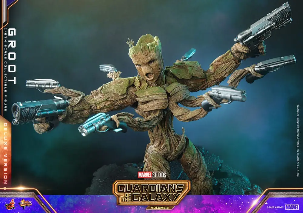 Guardians of the Galaxy Vol. 3 Movie Masterpiece Figurka Akcji 1/6 Groot (Deluxe Version) 32 cm zdjęcie produktu