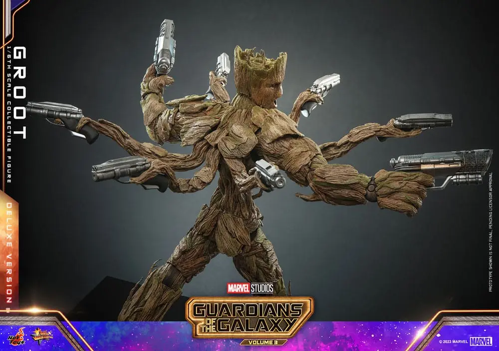 Guardians of the Galaxy Vol. 3 Movie Masterpiece Figurka Akcji 1/6 Groot (Deluxe Version) 32 cm zdjęcie produktu