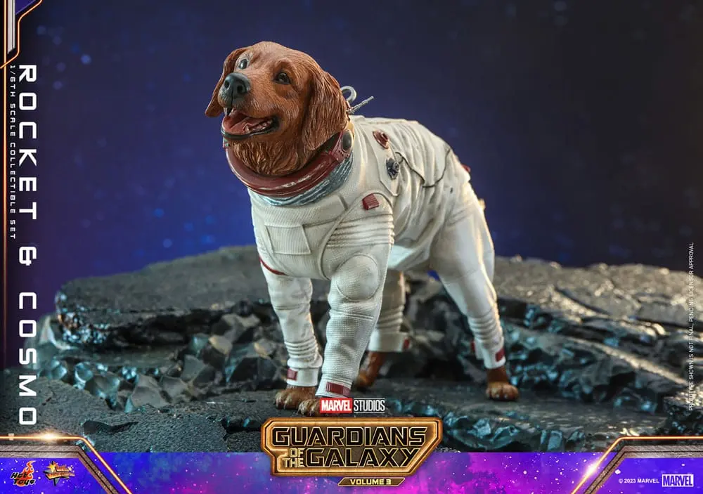 Guardians of the Galaxy Vol. 3 Movie Masterpiece Figurki Akcji 1/6 Rocket & Cosmo 16 cm zdjęcie produktu