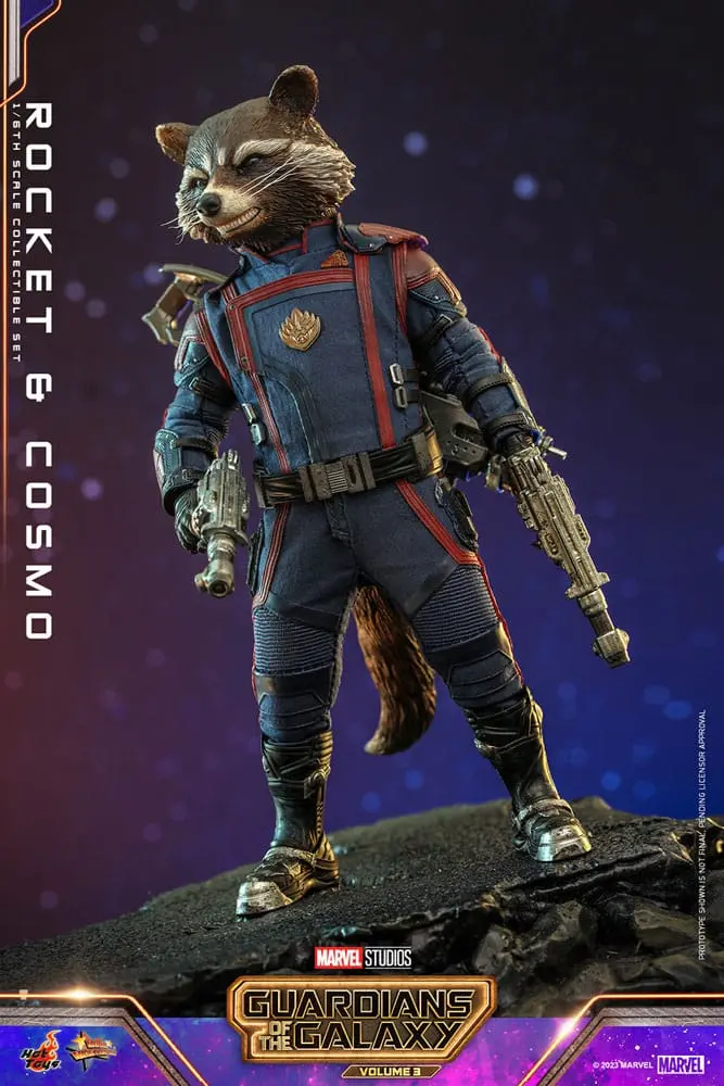 Guardians of the Galaxy Vol. 3 Movie Masterpiece Figurki Akcji 1/6 Rocket & Cosmo 16 cm zdjęcie produktu