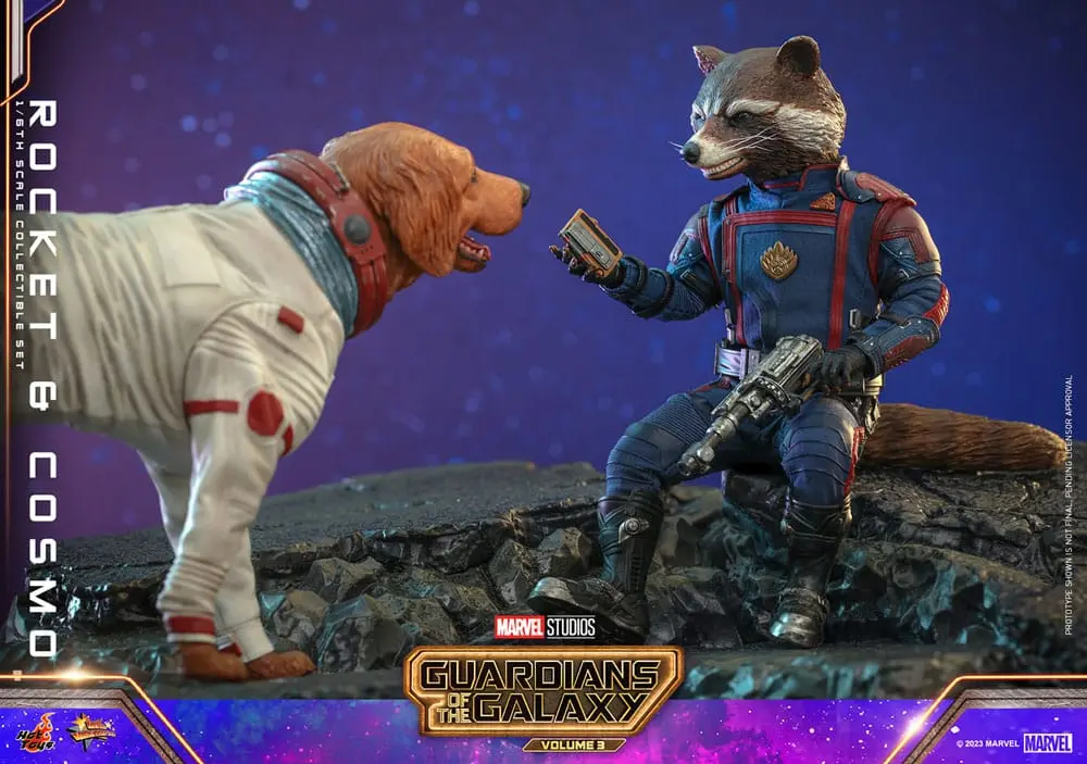 Guardians of the Galaxy Vol. 3 Movie Masterpiece Figurki Akcji 1/6 Rocket & Cosmo 16 cm zdjęcie produktu