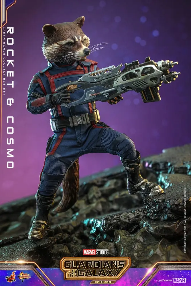 Guardians of the Galaxy Vol. 3 Movie Masterpiece Figurki Akcji 1/6 Rocket & Cosmo 16 cm zdjęcie produktu