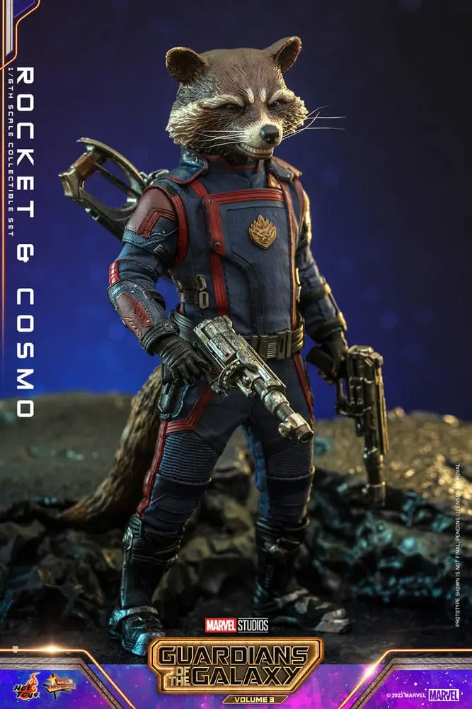 Guardians of the Galaxy Vol. 3 Movie Masterpiece Figurki Akcji 1/6 Rocket & Cosmo 16 cm zdjęcie produktu