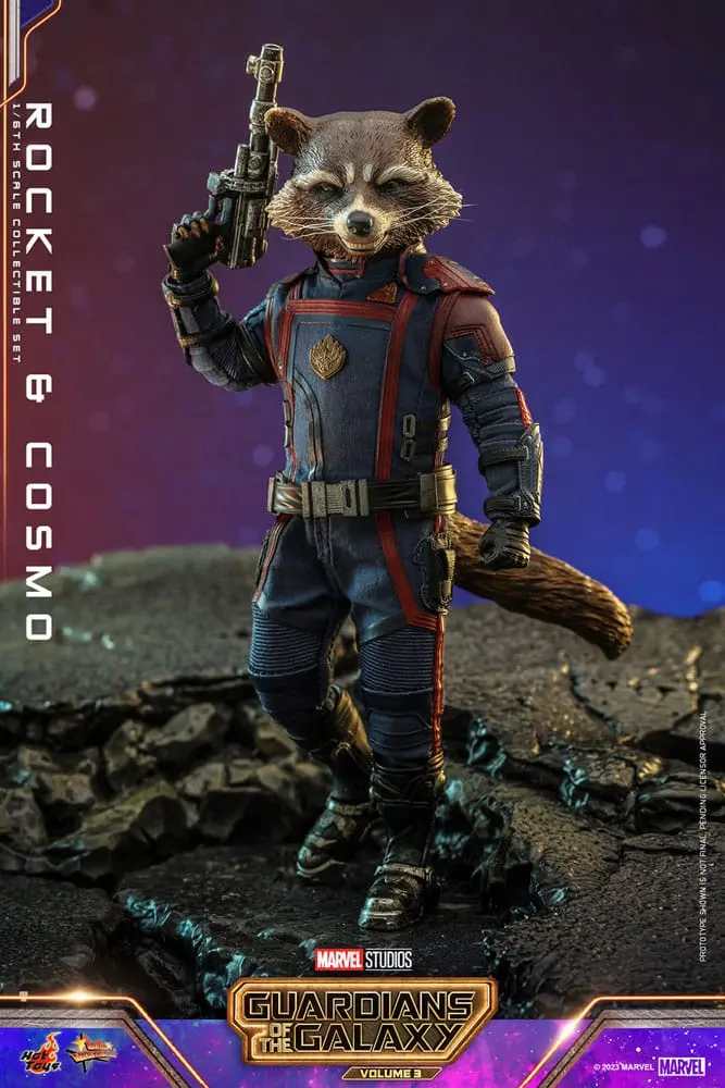 Guardians of the Galaxy Vol. 3 Movie Masterpiece Figurki Akcji 1/6 Rocket & Cosmo 16 cm zdjęcie produktu