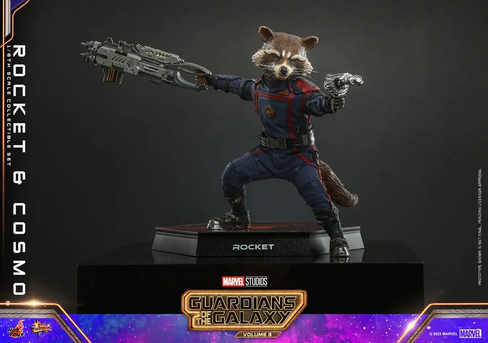 Guardians of the Galaxy Vol. 3 Movie Masterpiece Figurki Akcji 1/6 Rocket & Cosmo 16 cm zdjęcie produktu