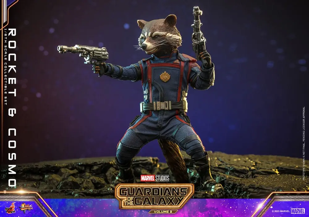 Guardians of the Galaxy Vol. 3 Movie Masterpiece Figurki Akcji 1/6 Rocket & Cosmo 16 cm zdjęcie produktu