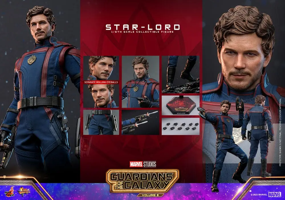 Guardians of the Galaxy Vol. 3 Movie Masterpiece Figurka Akcji 1/6 Star-Lord 31 cm zdjęcie produktu