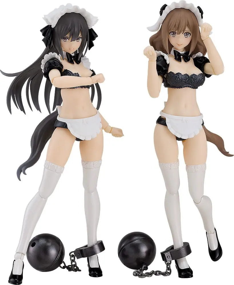 Guilty Princess Plastic Model Kit PLAMAX GP-07 Underwear Body Girl Ran & Jelly: Maid Ver. Zestaw 16 cm zdjęcie produktu