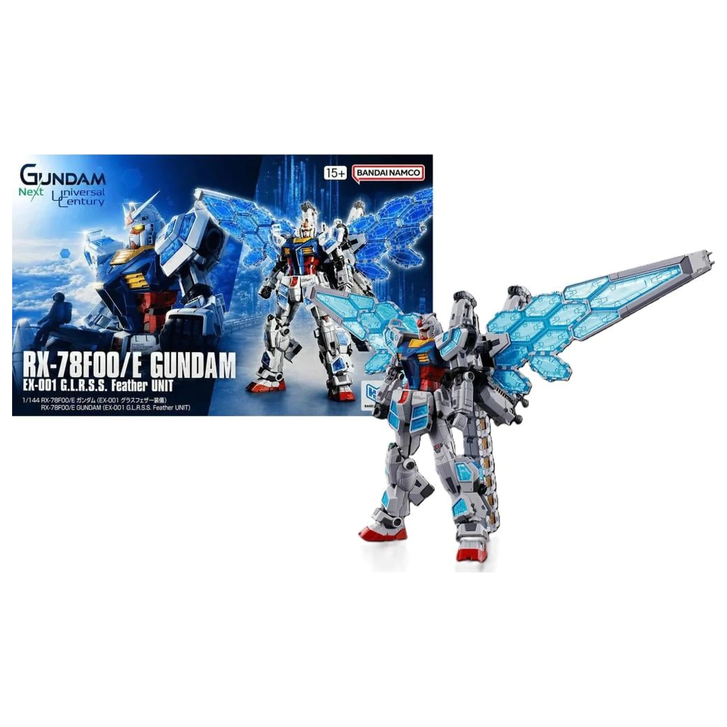 Gundam 1/144 RX-78F00/E (EX-001 G.L.R.S.S. Feather Unit) zestaw modeli do złożenia zdjęcie produktu