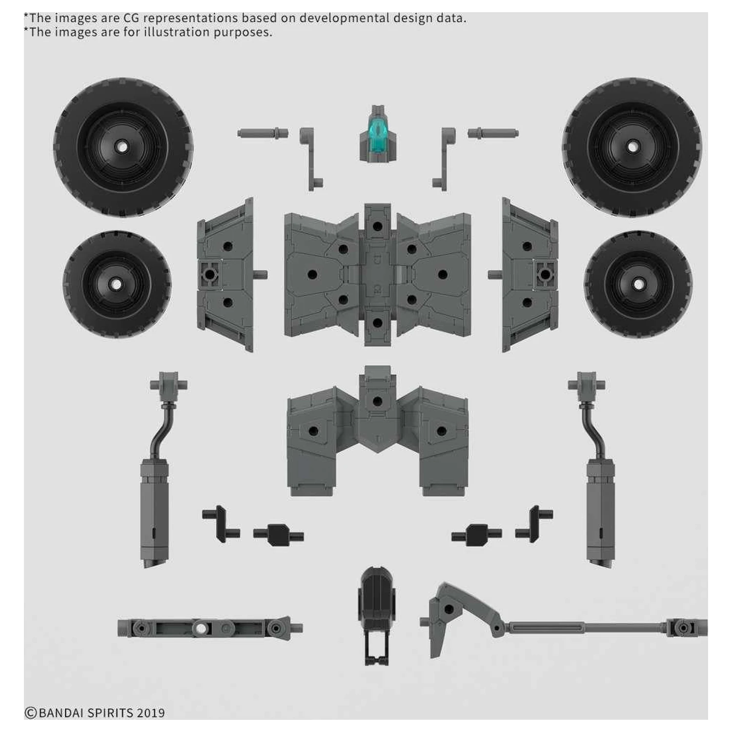 Gundam 30MM 1/144 Extended Armament Vehicle B Zestaw Modelowy zdjęcie produktu