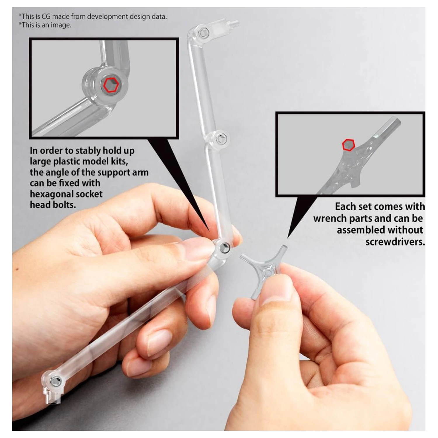 Gundam Action Base 8 (Clear Color) zestaw modelarski zdjęcie produktu