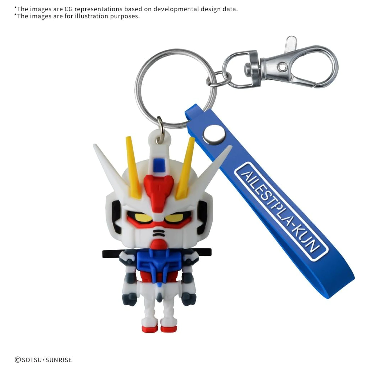 GUNDAM Aile STPLA-KUN 3D Gumowy Brelok Maskotka zdjęcie produktu