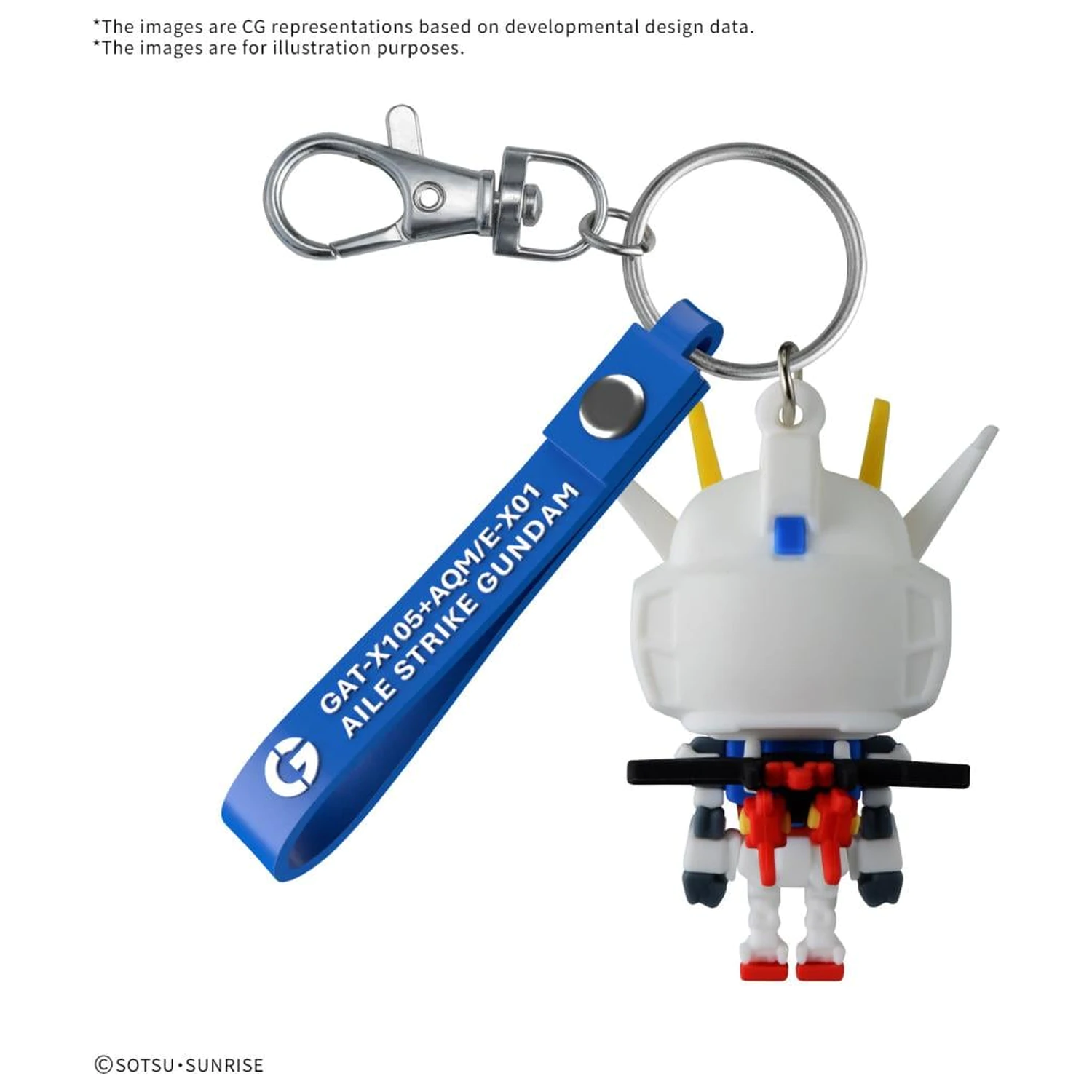 GUNDAM Aile STPLA-KUN 3D Gumowy Brelok Maskotka zdjęcie produktu