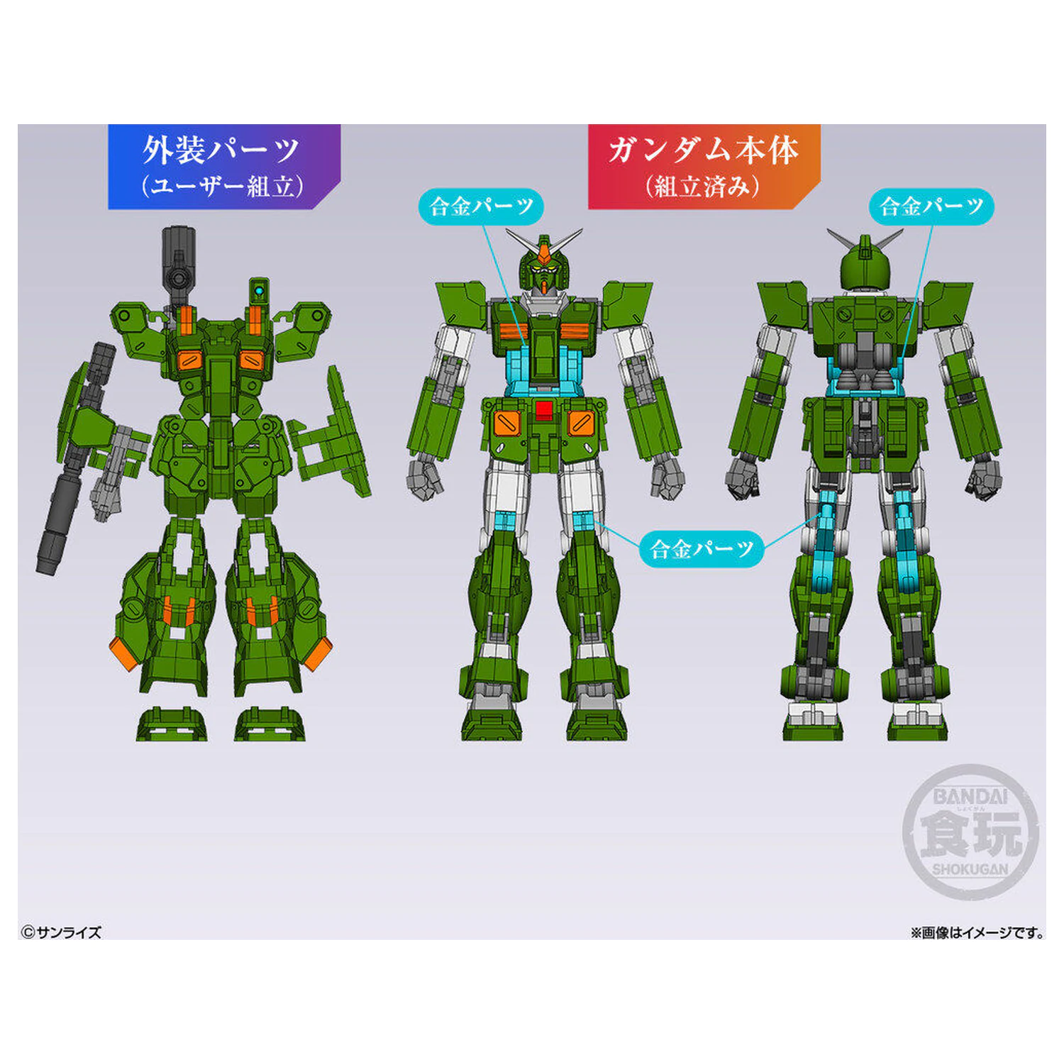 Gundam Artifact PRO Full Armor Gundam figurka 10 cm zdjęcie produktu