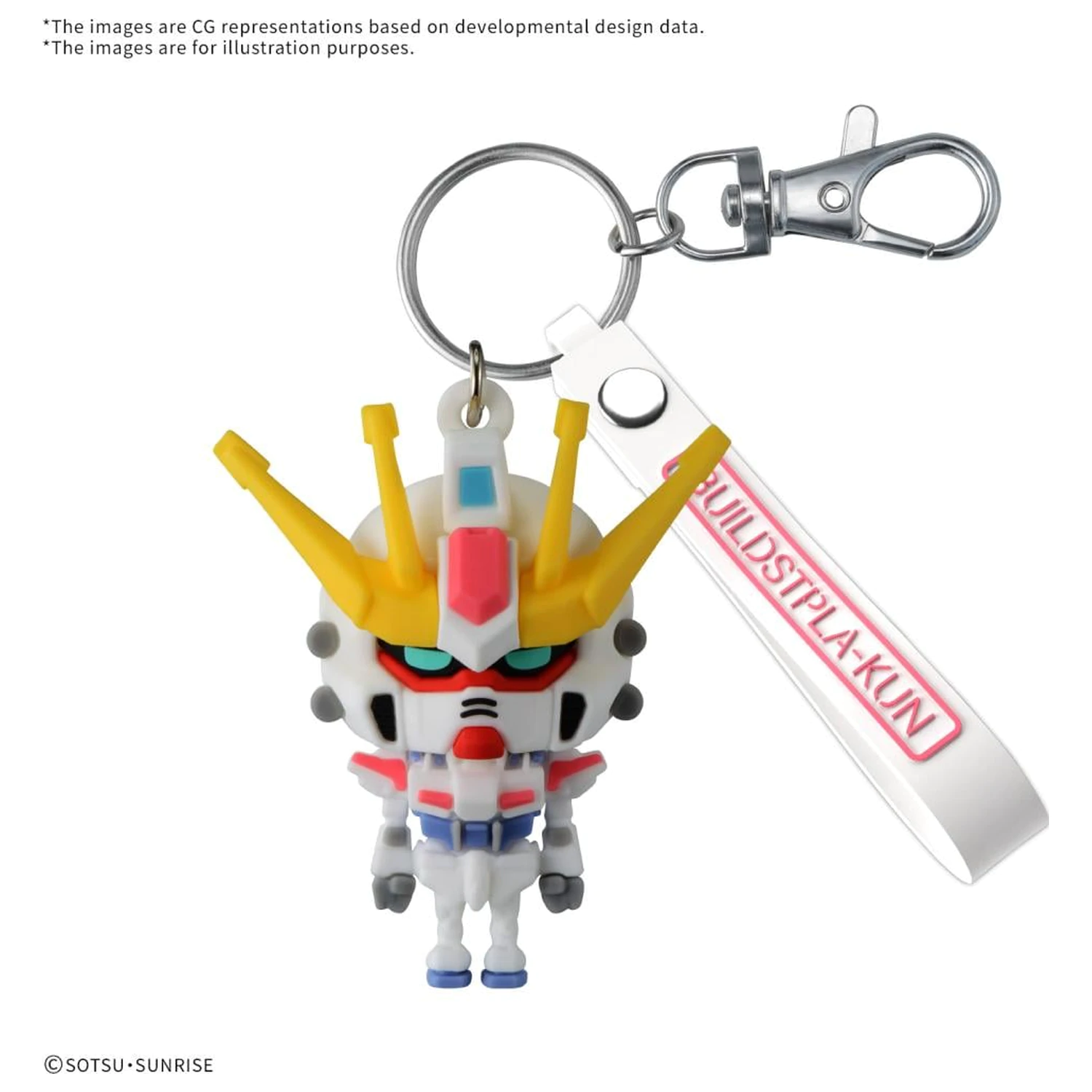 Gundam Build Stpla-kun 3D Gumowy Brelok Maskotka zdjęcie produktu