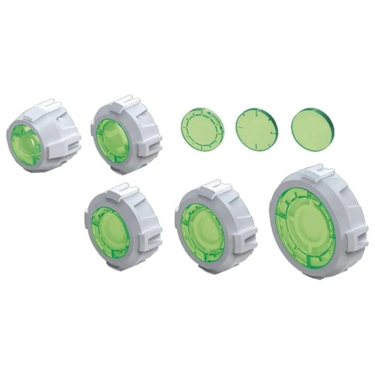 Gundam Builders Parts HD Sight Lens Green Zestaw akcesoriów do modelu do sklejania zdjęcie produktu