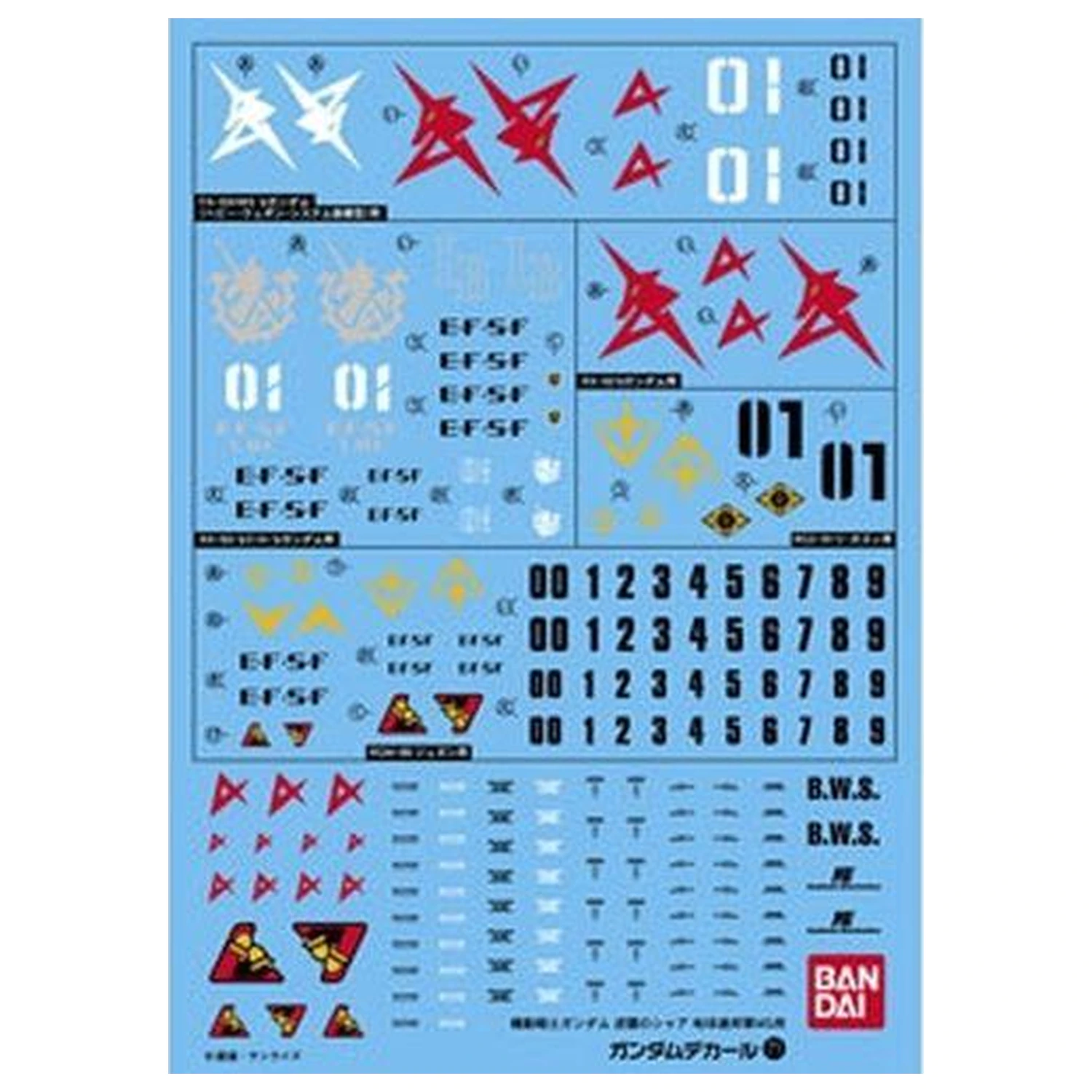 Gundam Decal 071 Char's Counterattack Earth Federation zdjęcie produktu