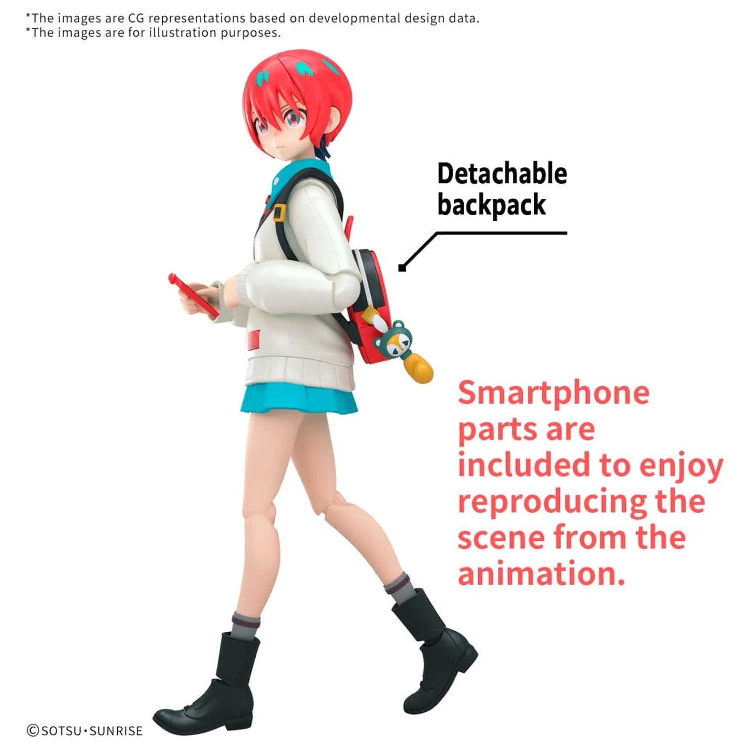 GUNDAM Figurka -rise Standard Amate Yuzuriha GquuuuuuX Series zdjęcie produktu