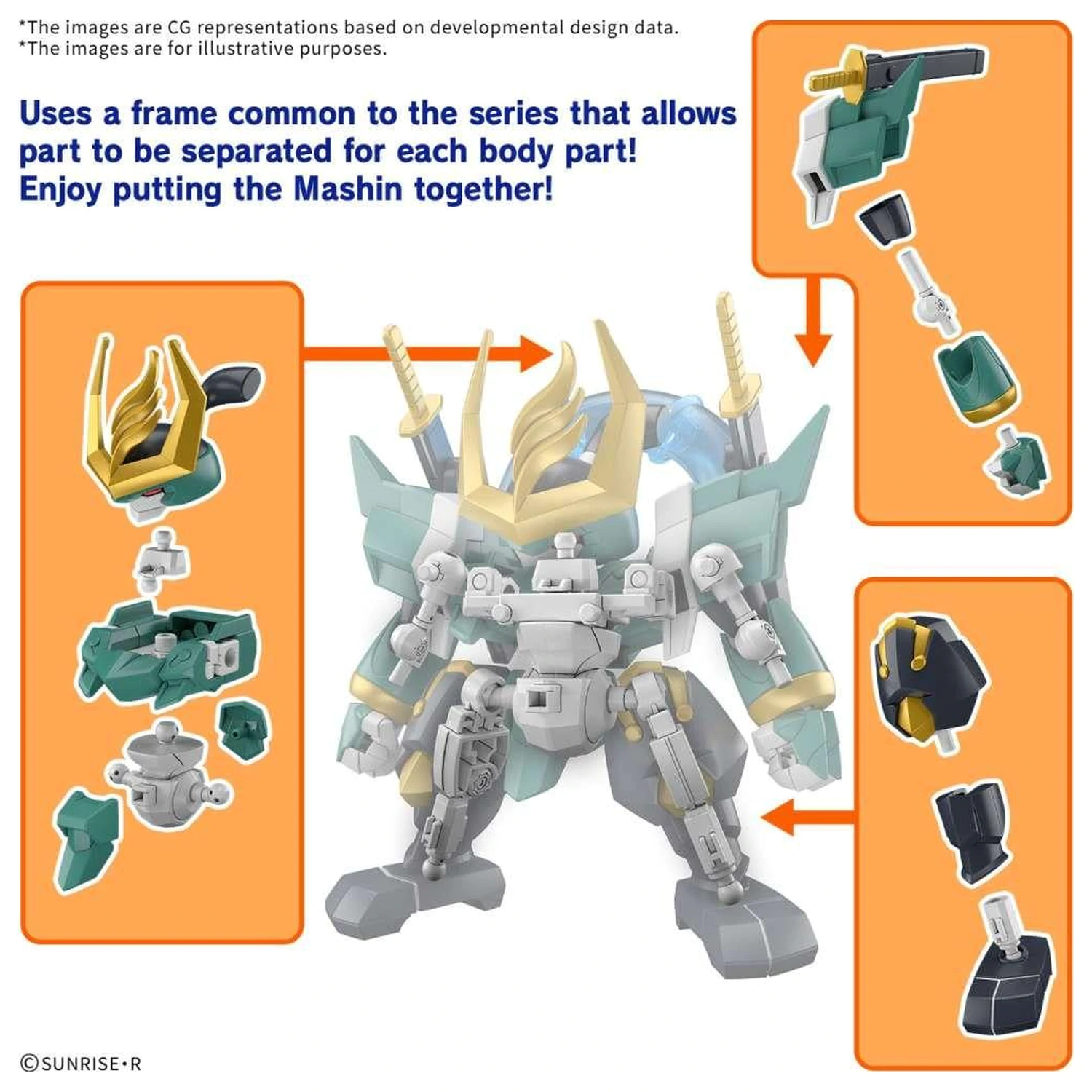 Gundam Fujinmaru zestaw modelarski zdjęcie produktu