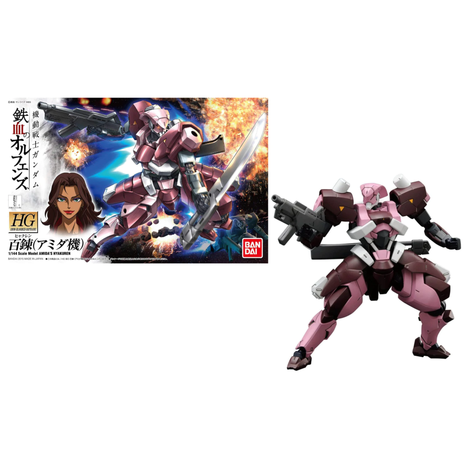 Gundam HG 1/144 Amida's Hyakuren Zestaw Modelarski zdjęcie produktu
