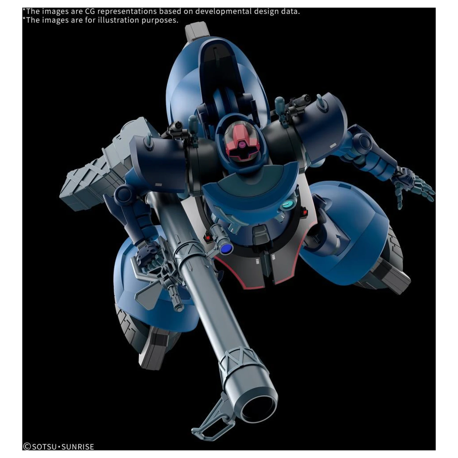 Gundam HG 1/144 Challia’s Rick Dom (GQ) Model Kit zdjęcie produktu