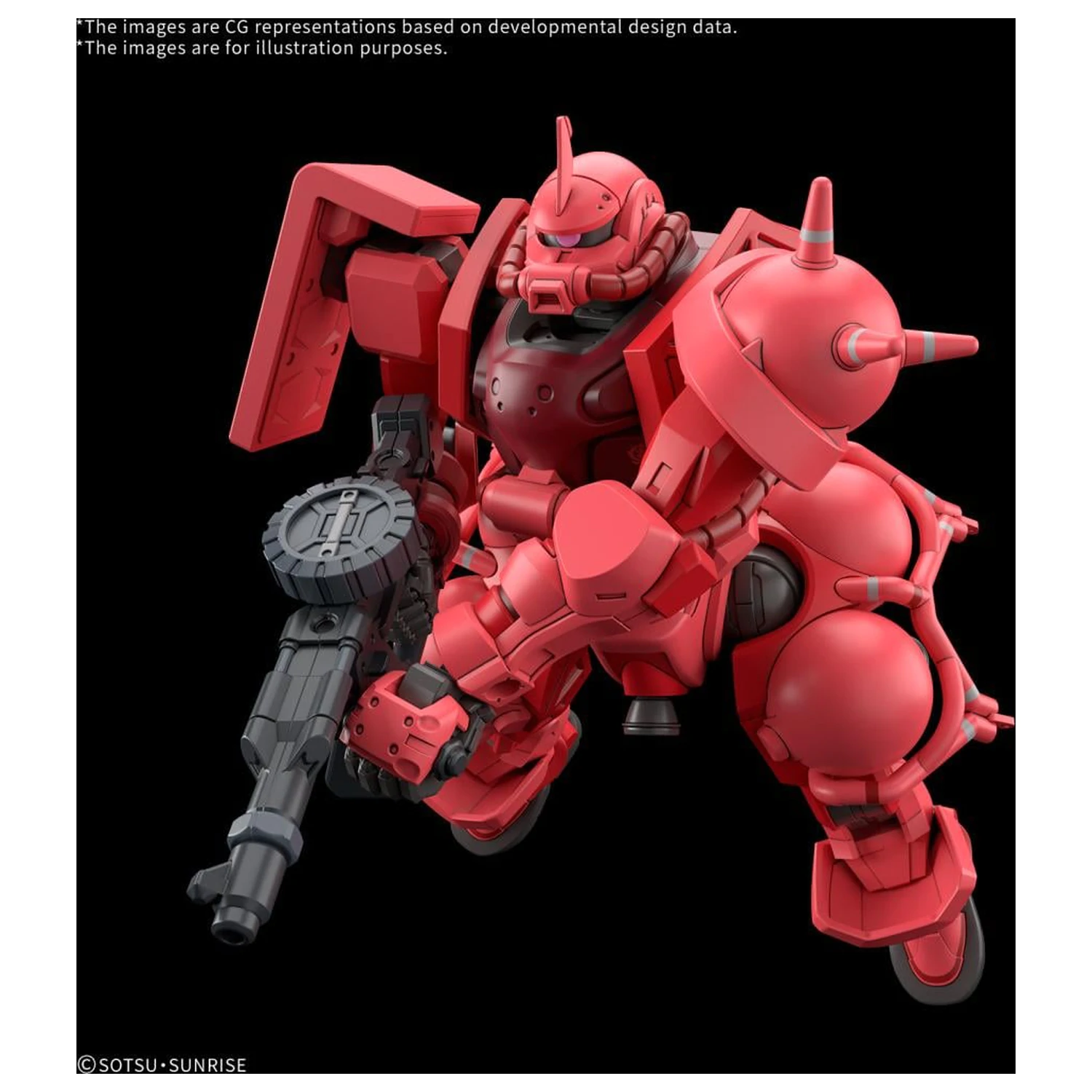 GUNDAM HG 1/144 Char's Zaku (GQ) Zestaw Modelowy zdjęcie produktu