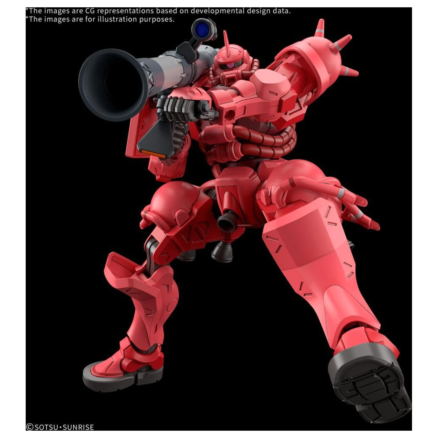 GUNDAM HG 1/144 Char's Zaku (GQ) Zestaw Modelowy zdjęcie produktu