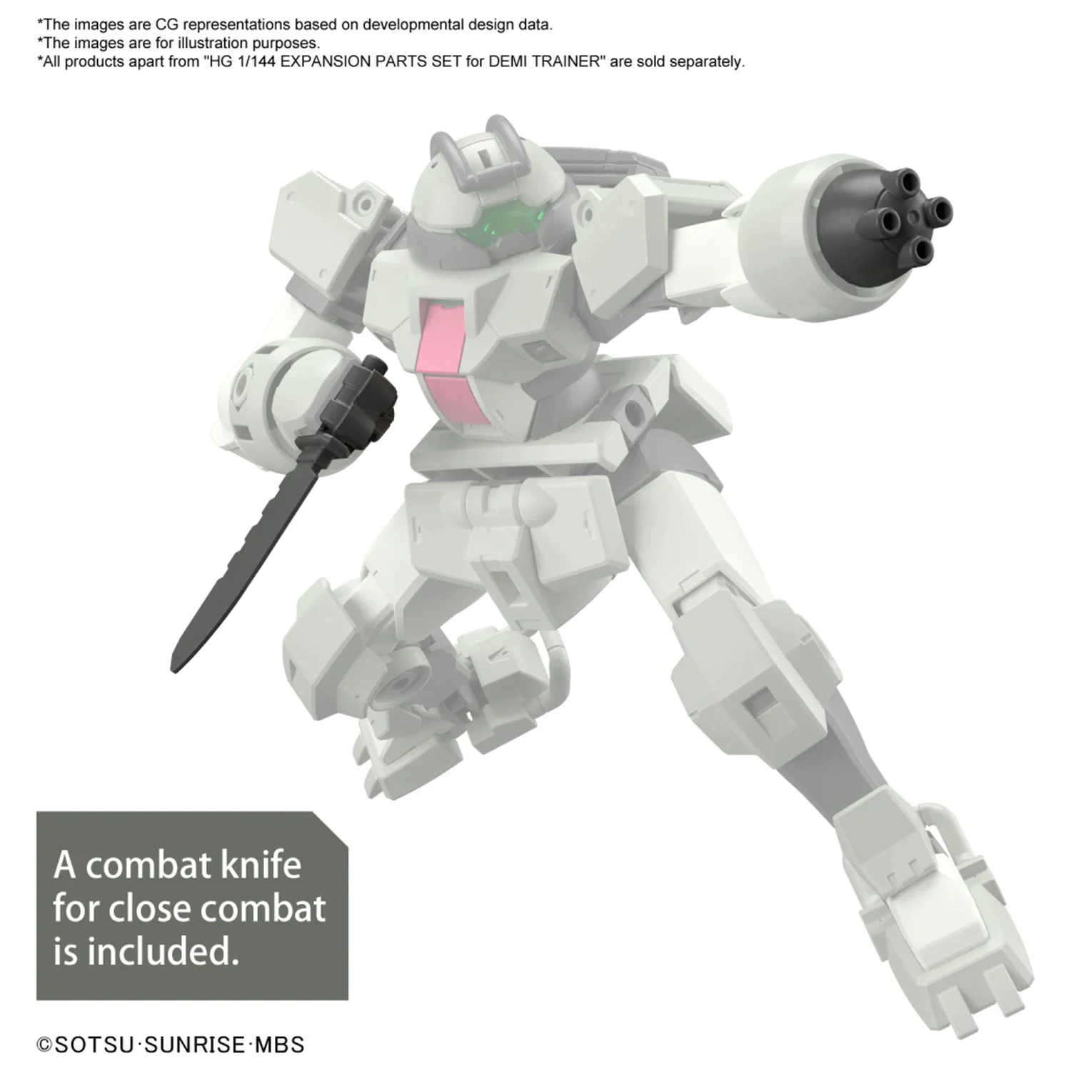 Gundam HG 1/144 Zestaw Części Rozszerzających do modelu Demi Trainer zdjęcie produktu
