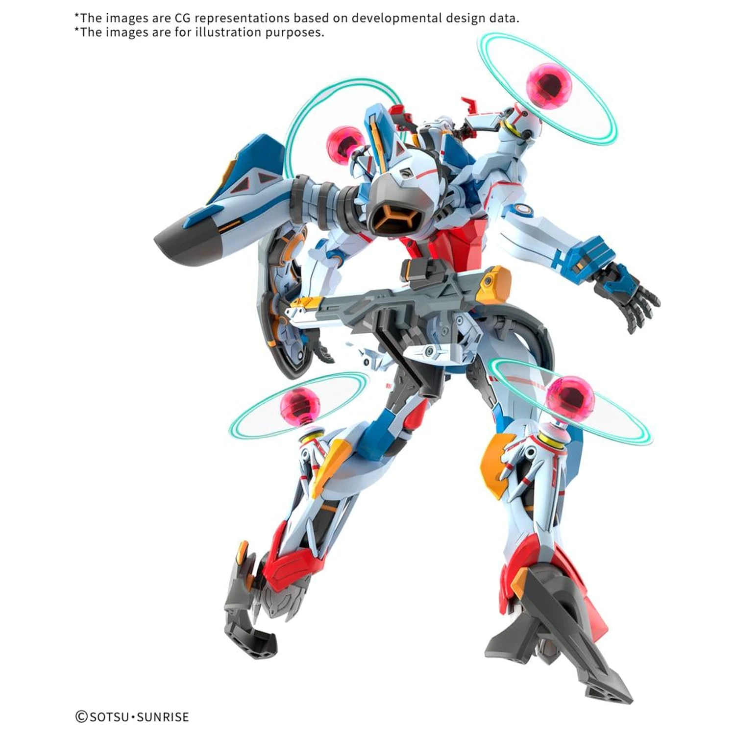 Gundam HG 1/144 GQuuuuuuX (Endymion Unit Awakened) Zestaw Modelarski zdjęcie produktu