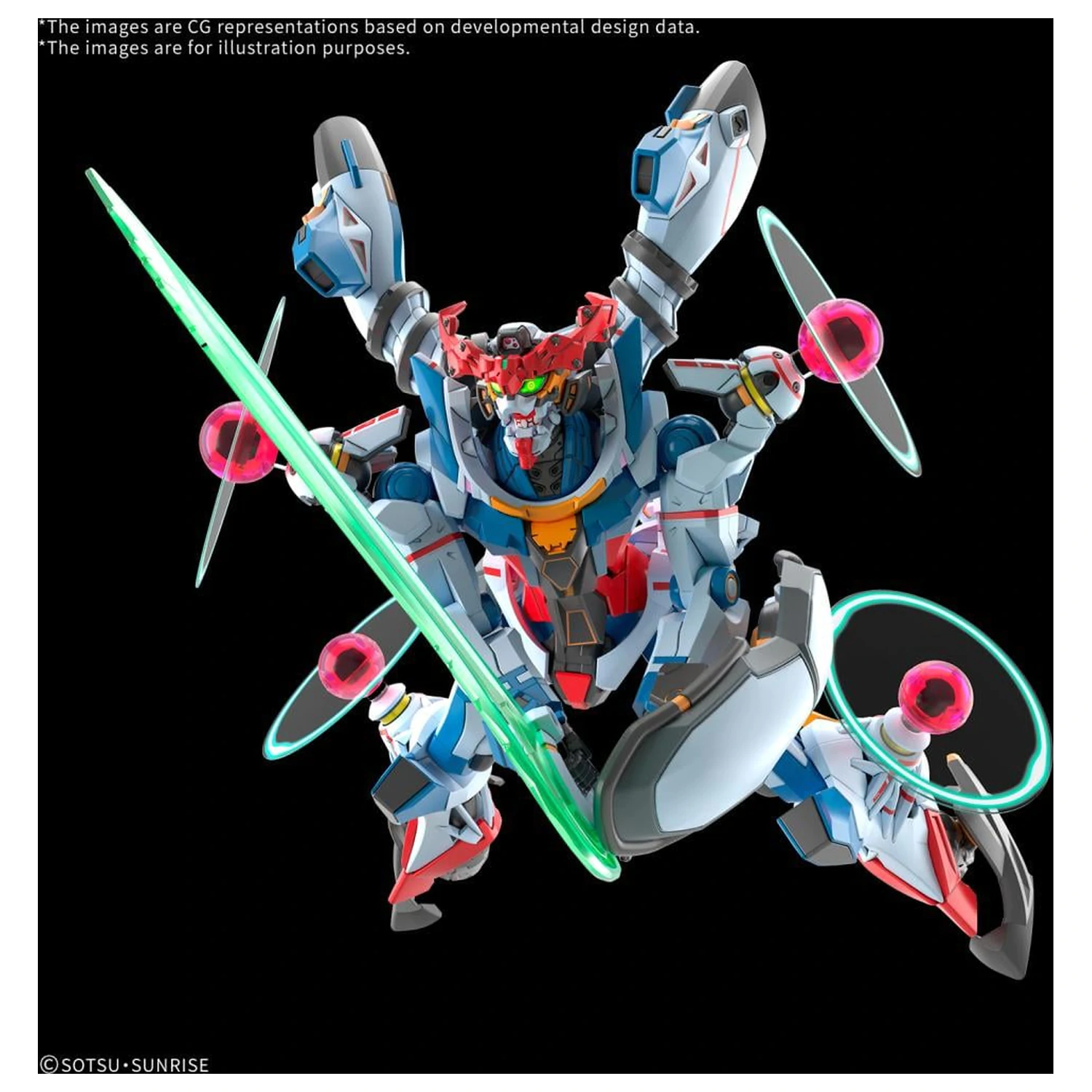 Gundam HG 1/144 GQuuuuuuX (Endymion Unit Awakened) Zestaw Modelarski zdjęcie produktu