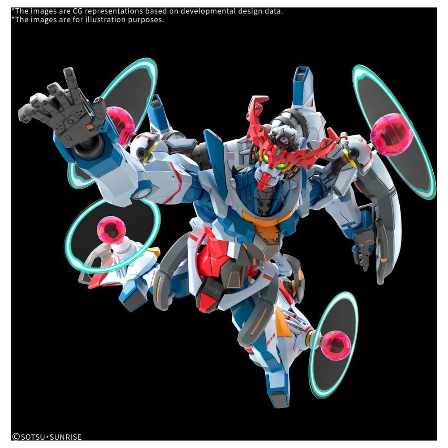 Gundam HG 1/144 GQuuuuuuX (Endymion Unit Awakened) Zestaw Modelarski zdjęcie produktu