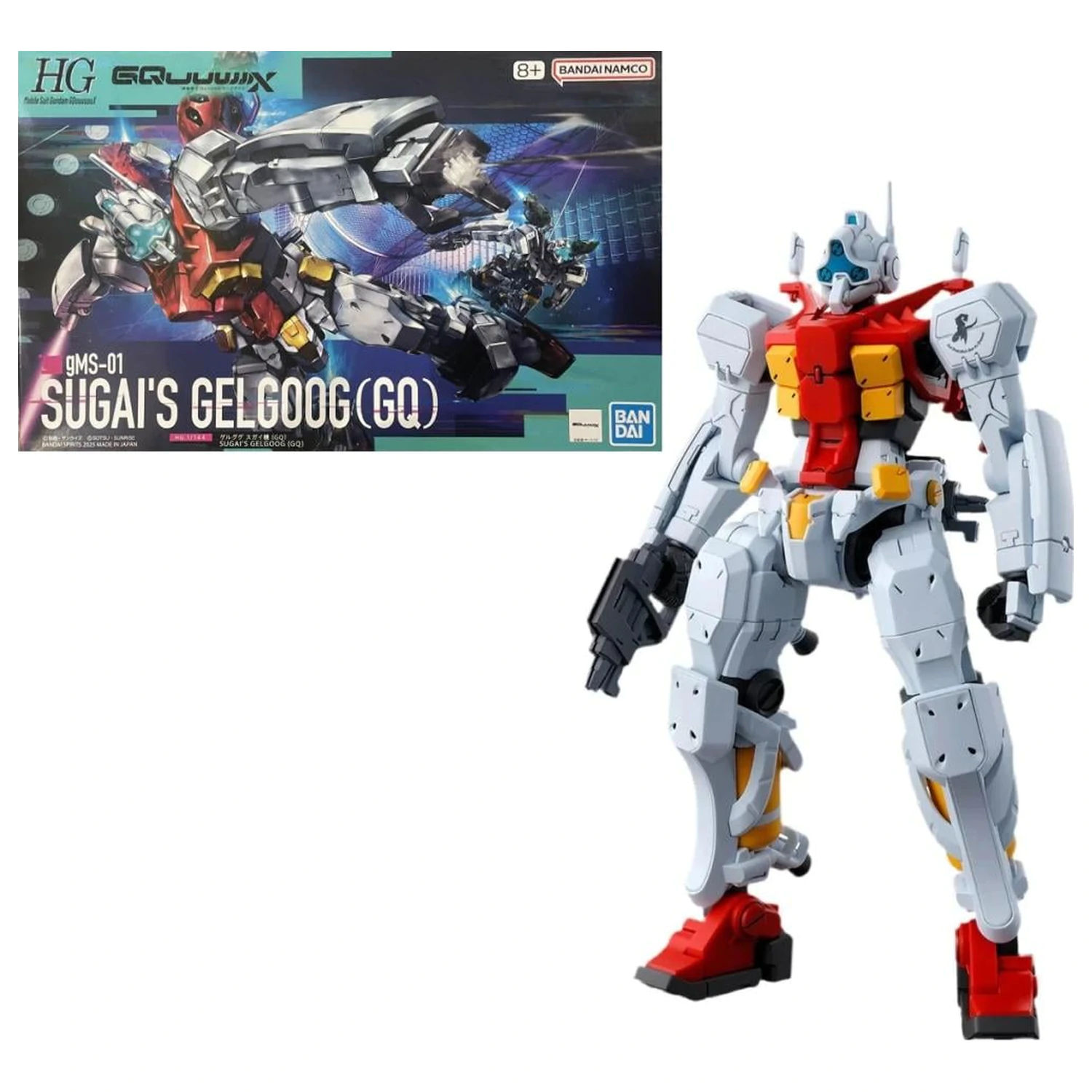 GUNDAM HG 1/144 GQuuuuuuX Sugai's Gelgoog (GQ) Zestaw Modelowy zdjęcie produktu