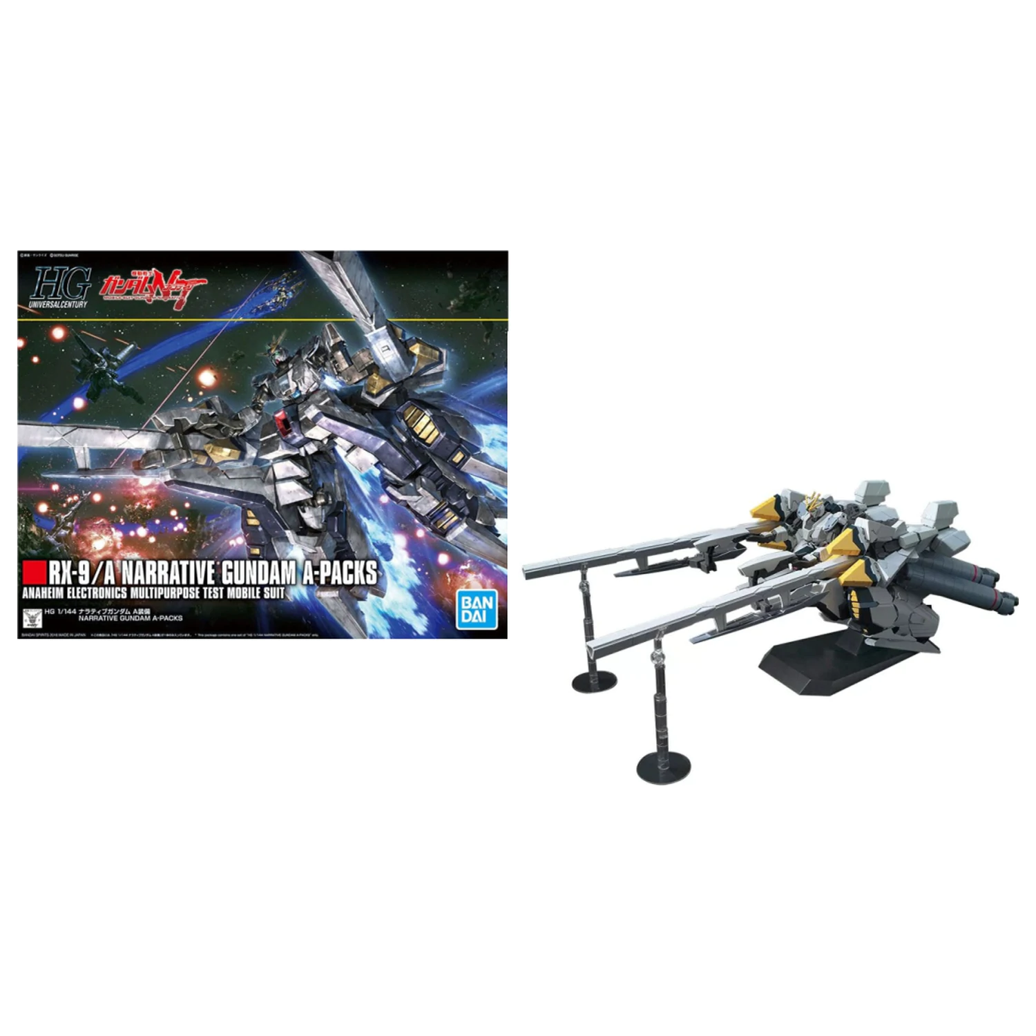GUNDAM HG 1/144 Narrative Gundam A-Packs zestaw modeli zdjęcie produktu