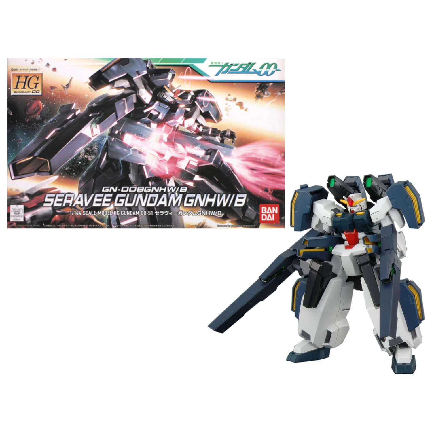 Gundam HG 1/44 Seravee Gundam GNHW/B zestaw modeli 13cm zdjęcie produktu