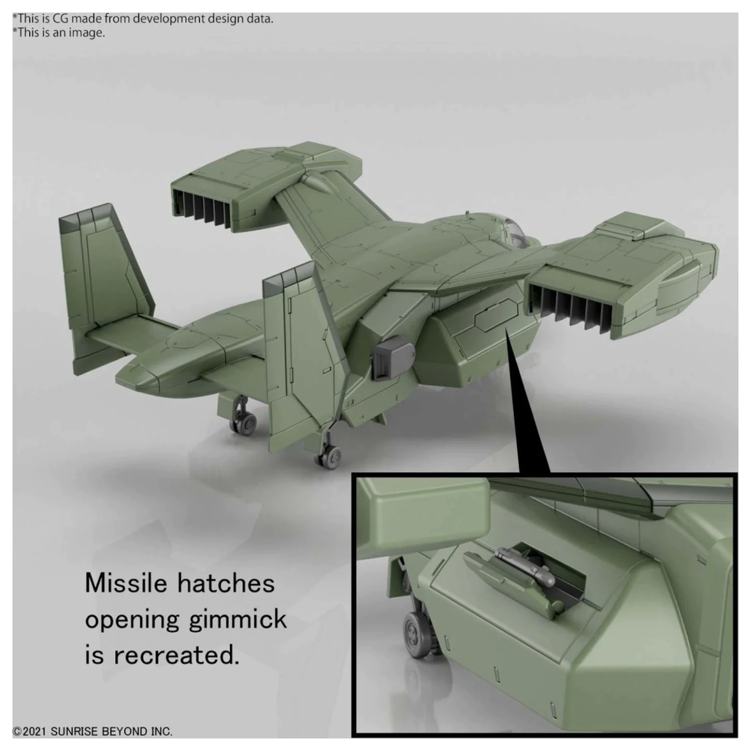 Gundam HG 1/72 V-33 Stork Carrier Model Zestaw zdjęcie produktu
