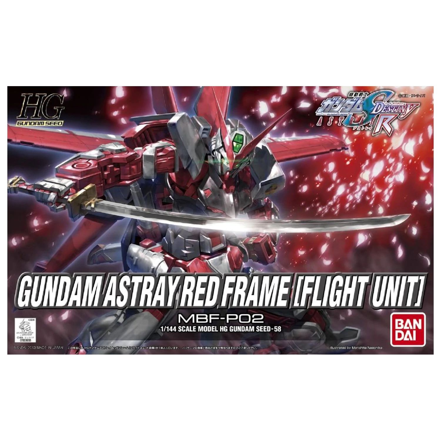 Gundam HG Gundam Astray Red Frame Flight Unit 1/144 zestaw modelarski zdjęcie produktu