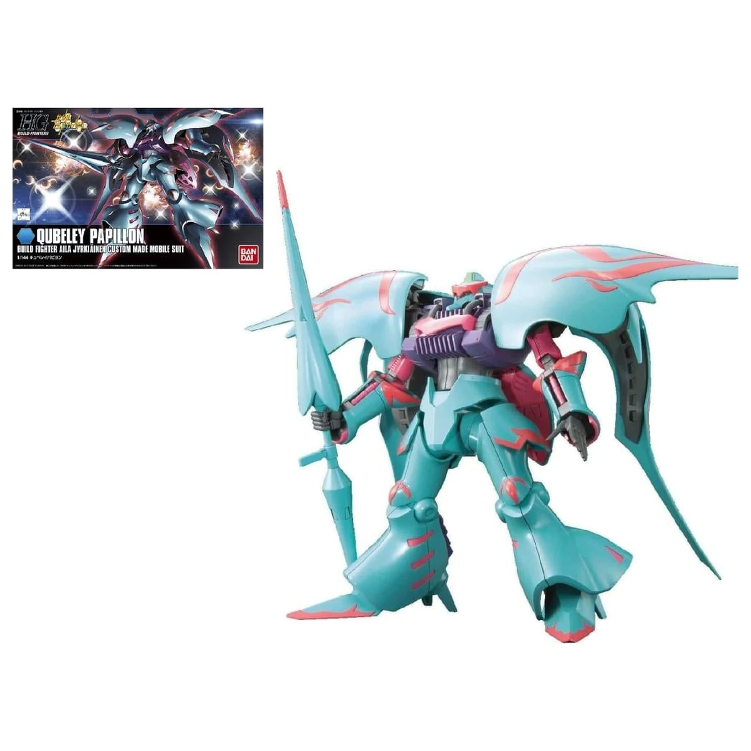 GUNDAM HGBF 1/144 Qubeley Papillon Zestaw Modeli zdjęcie produktu