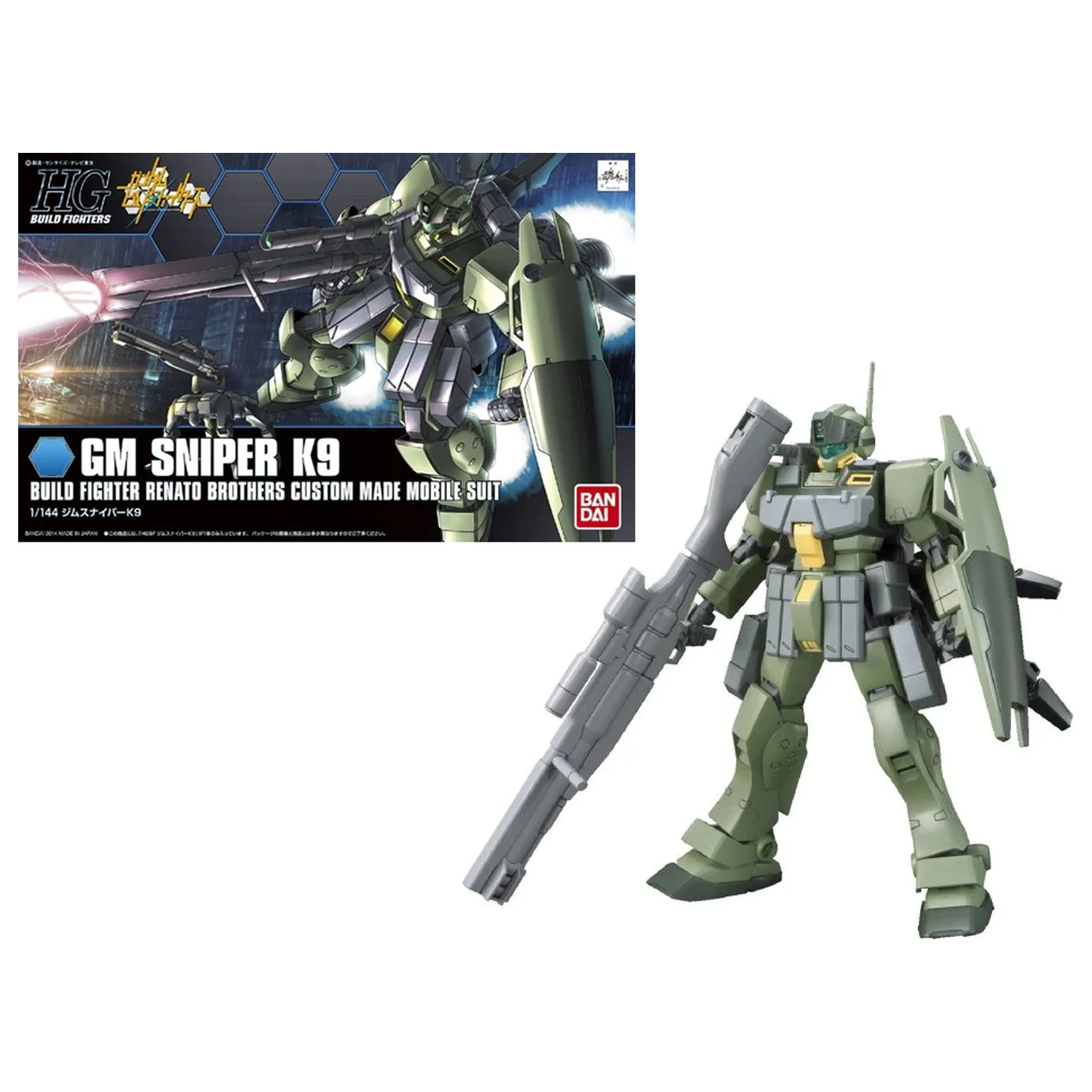 Gundam HGBF GM Sniper K9 zestaw Model Kit 1/144 zdjęcie produktu