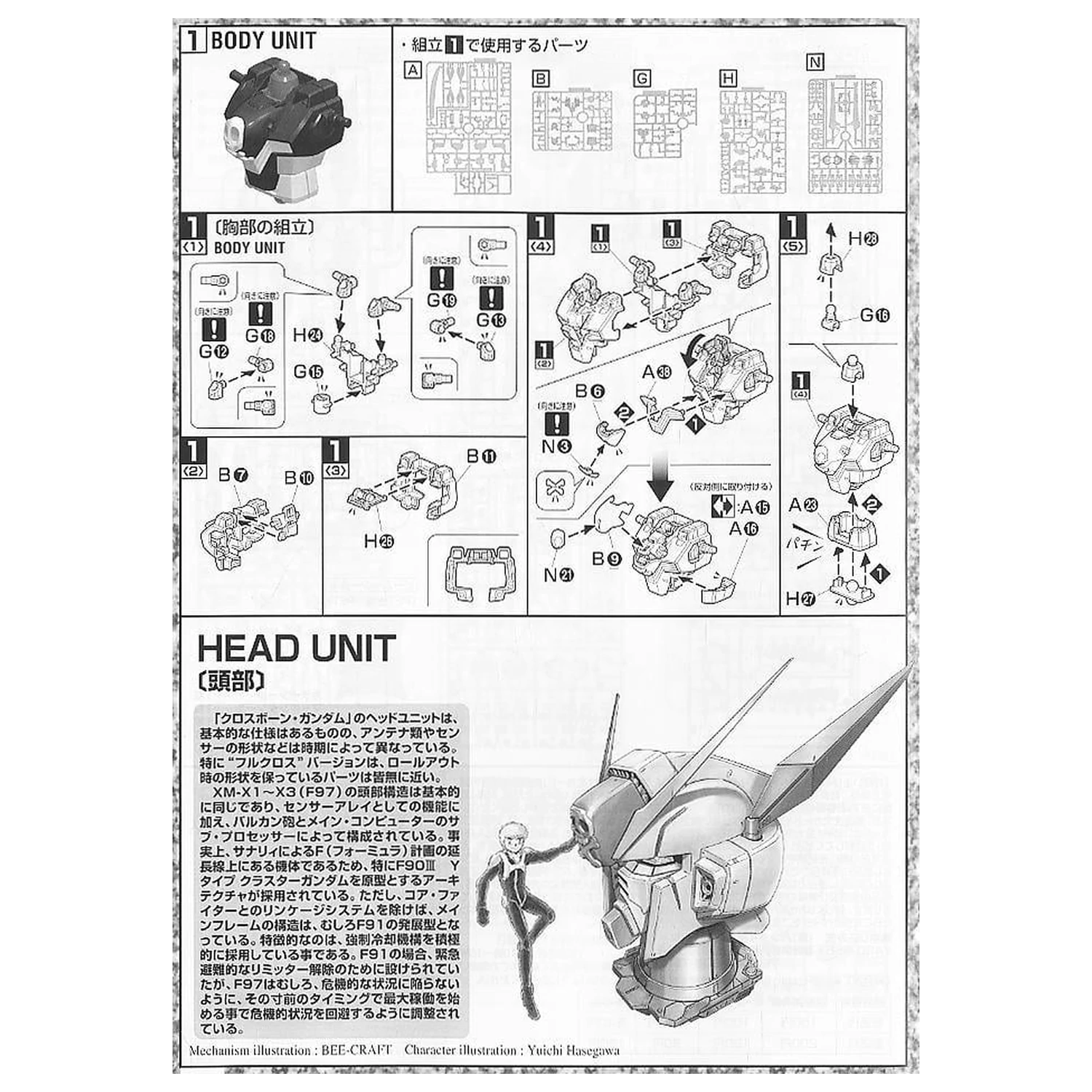 GUNDAM MG 1/100 Crossbone Full Cloth Gundam Zestaw Modelowy zdjęcie produktu