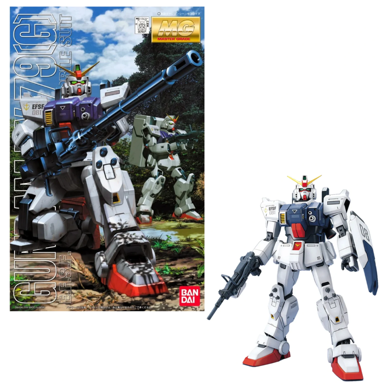 Gundam MG 1/100 Gundam RX-79(G) Zestaw Modelowy zdjęcie produktu