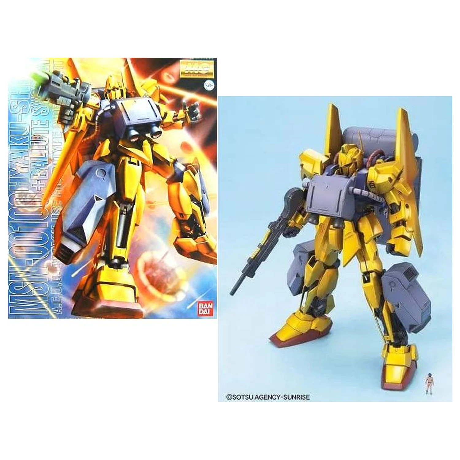 Model do składania Gundam MG 1/100 Hyakushiki + Ballute System zdjęcie produktu