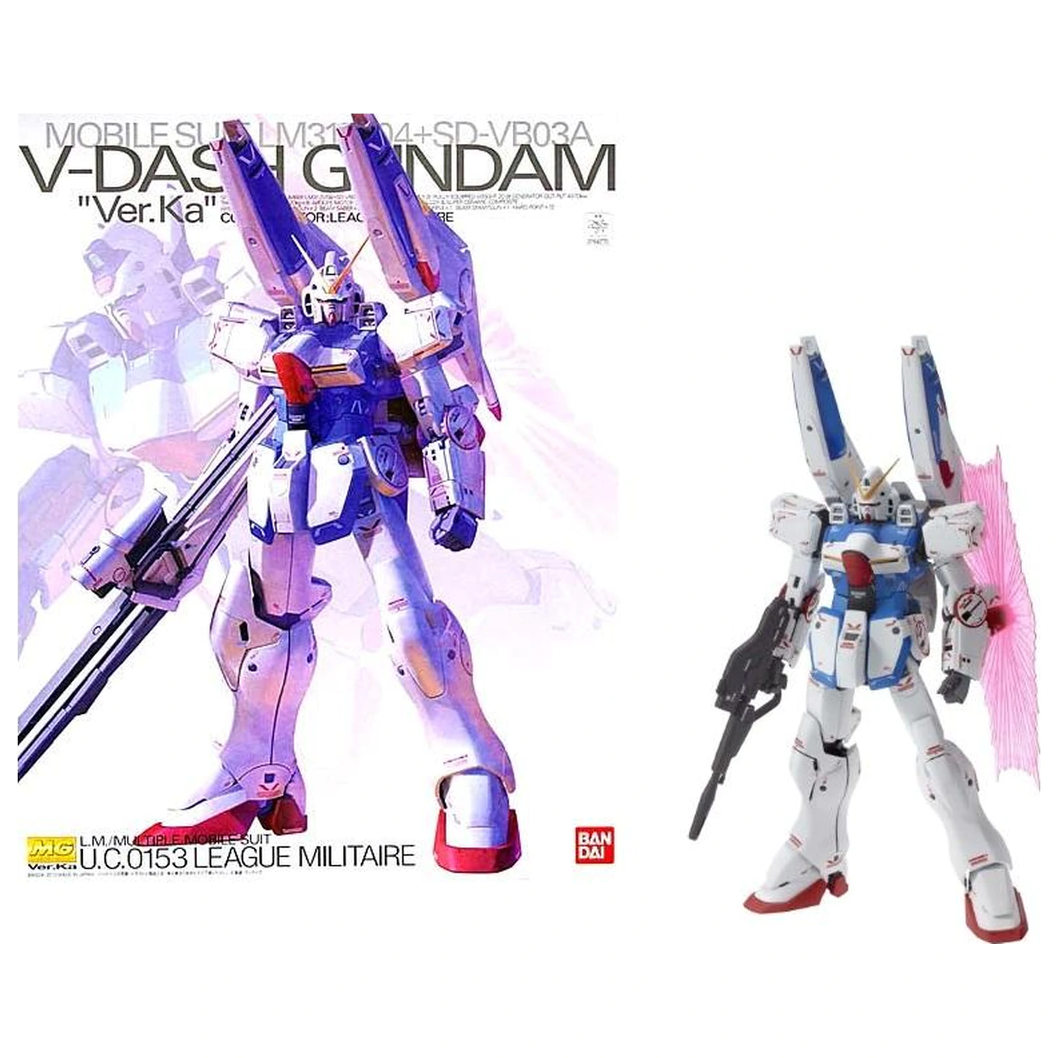 GUNDAM MG 1/100 V-Dash Gundam Ver. Ka Zestaw modelarski zdjęcie produktu