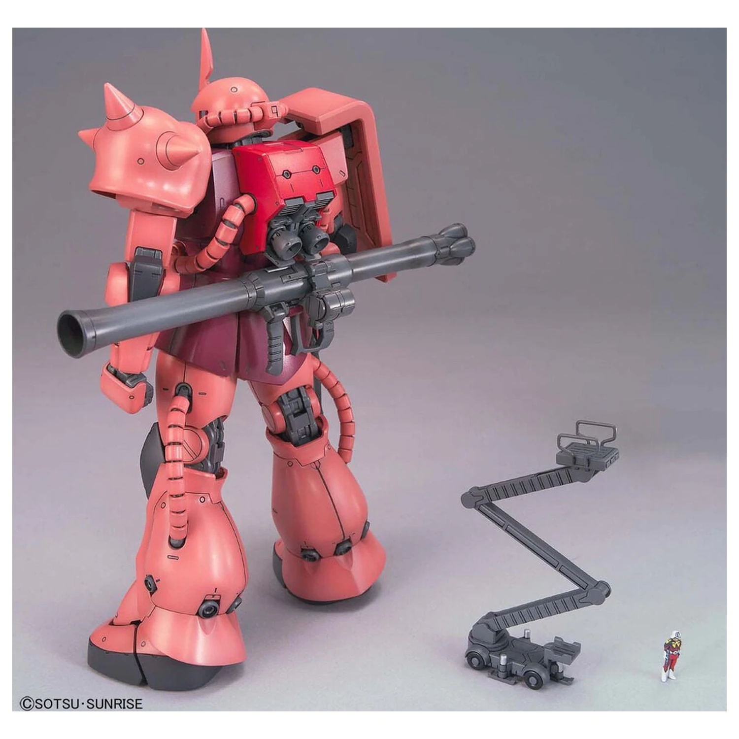 Gundam MS-06S Zaku II Char Aznable Custom Ver. 2.0 Zestaw modelarski kombinezonu mobilnego MG 1/100 zdjęcie produktu